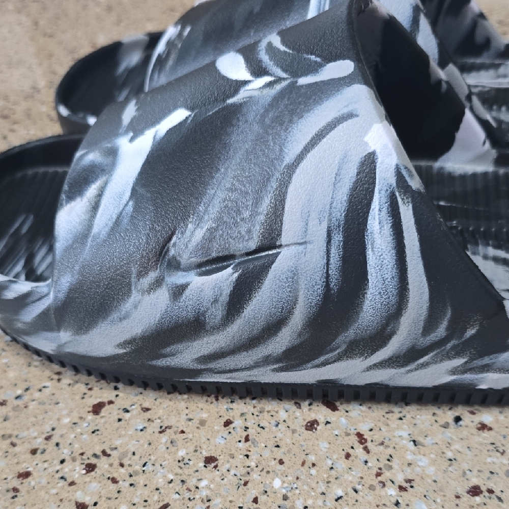 Nike Calm SE Mens Marbled Slides - Picture 2 of 7